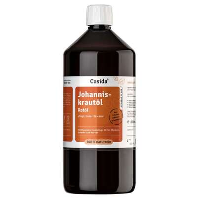 Sie sehen eine Packung Johanniskrautöl – Rotöl, Produktbild: 01 Johanniskrautöl – Rotöl, A-Nr.: 5752420 - 01