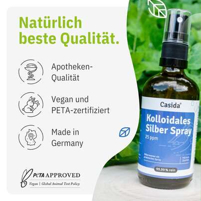 Kolloidales Silber Spray 25PPM, A-Nr.: 5927026 - 08