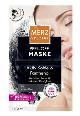 Merz Spezial Peel-Off Aktiv Kohle Maske 2 x 7,5ml, A-Nr.: 5074316 - 01