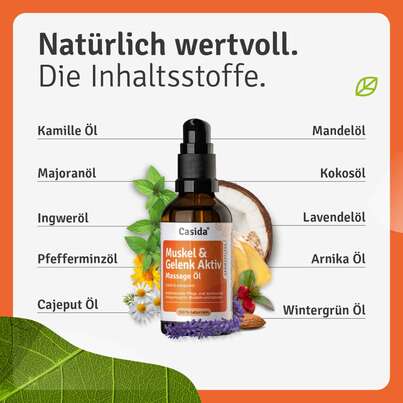 Muskel &amp; Gelenk Aktiv Massage Öl, A-Nr.: 5731671 - 02