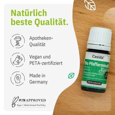 Bio Pfefferminzöl – Zum Verzehr, A-Nr.: 5898916 - 07