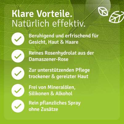 Sie sehen eine Packung Rosenwasser Spray – Rosenhydrolat, Produktbild: 04 Rosenwasser Spray – Rosenhydrolat, A-Nr.: 5731702 - 04