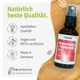 Sie sehen eine Packung Rosenwasser + Teebaumöl Spray, Produktbild: 03 Rosenwasser + Teebaumöl Spray, A-Nr.: 5731719 - 03