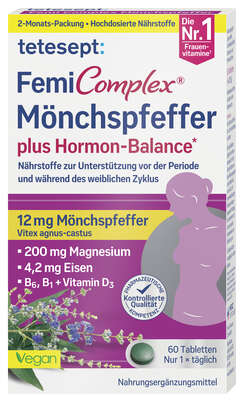 tetesept Femi Complex Mönchspfeffer 60 STK, A-Nr.: 5967445 - 01