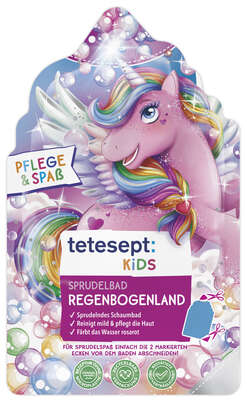 Tetesept Kids Sprudelbad Regenbogenland 40g, A-Nr.: 5431791 - 01