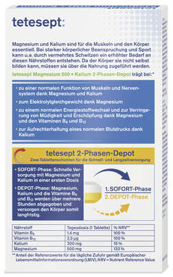 tetesept Magnesium 500 + Kalium FTa 30ST, A-Nr.: 5074919 - 03