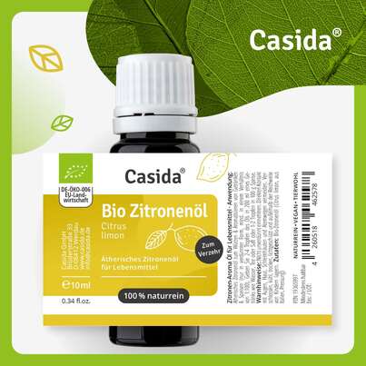 Zitronenöl Bio naturrein – Zum Verzehr innerlich, A-Nr.: 5898939 - 06