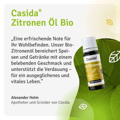 Zitronenöl Bio naturrein – Zum Verzehr innerlich, A-Nr.: 5898939 - 07