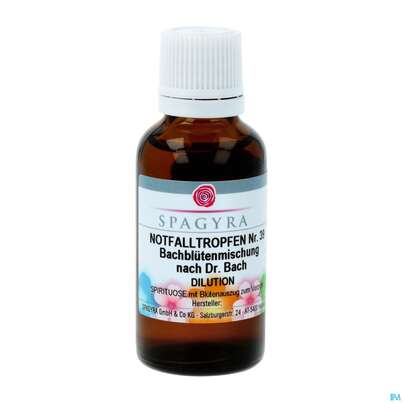 Bachblueten -spagyra N39 Rescue 30ml, A-Nr.: 1028704 - 02
