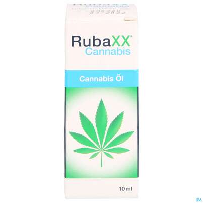 Sie sehen eine Packung Cannabis Tropfen Rubaxx 10ml, Produktbild: 01 Cannabis Tropfen Rubaxx 10ml, A-Nr.: 5209472 - 01