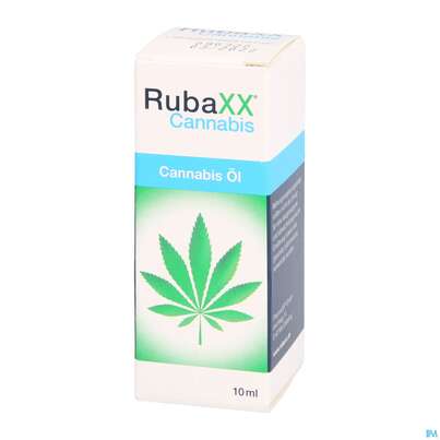 Sie sehen eine Packung Cannabis Tropfen Rubaxx 10ml, Produktbild: 02 Cannabis Tropfen Rubaxx 10ml, A-Nr.: 5209472 - 02