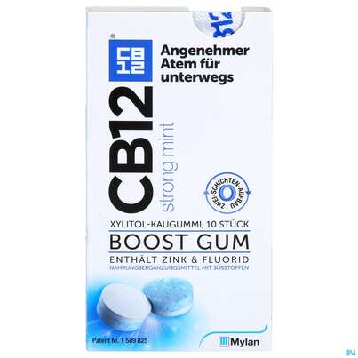 Cb12 Boost Kaugummi Strong Mint 10st, A-Nr.: 4155716 - 01