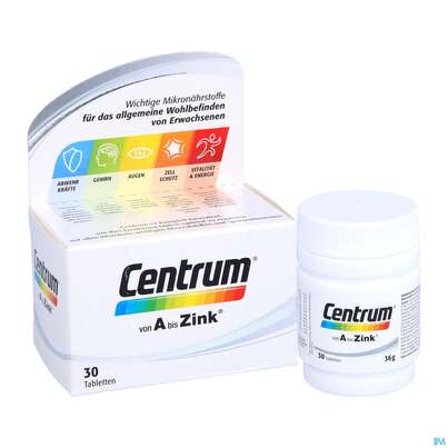 Centrum Tabl A-zink 30st, A-Nr.: 4555433 - 04