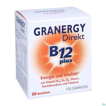 Dr.grandel Granergy Direkt B12 Plus Briefchen Nr 3292 20st, A-Nr.: 4257871 - 03