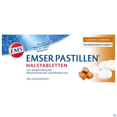 Emser Pastillen Salted Caramel 30st, A-Nr.: 5372309 - 01