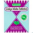 Sie sehen eine Packung Ginkgo Biloba Lucovit Tabl 160mg 60st, Produktbild: 01 Ginkgo Biloba Lucovit Tabl 160mg 60st, A-Nr.: 3242962 - 01