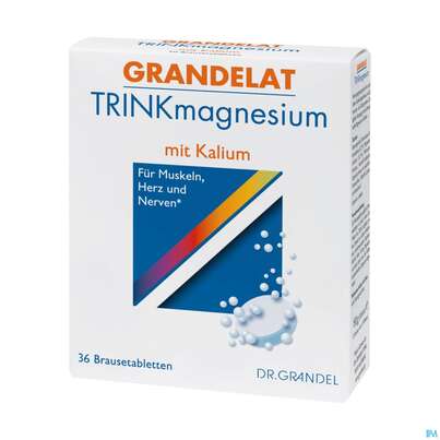 Sie sehen eine Packung Grandelat Trinkmagnesium +kalium Nr 12 36st, Produktbild: 01 Grandelat Trinkmagnesium +kalium Nr 12 36st, A-Nr.: 1217799 - 01