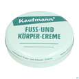 Sie sehen eine Packung Kaufmanns Fuss +koerper-creme Dose 50ml, Produktbild: 01 Kaufmanns Fuss +koerper-creme Dose 50ml, A-Nr.: 5886126 - 01