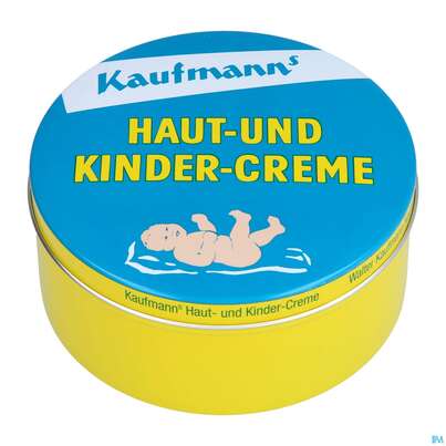 Sie sehen eine Packung Kaufmanns Haut +kinder-creme Dose 250ml, Produktbild: 01 Kaufmanns Haut +kinder-creme Dose 250ml, A-Nr.: 5886103 - 01