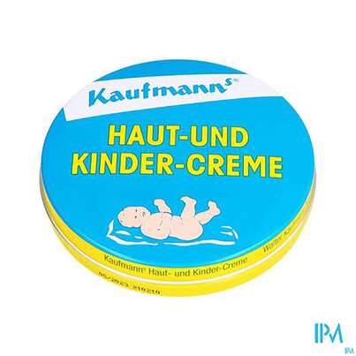 Sie sehen eine Packung Kaufmanns Haut +kinder-creme Dose 75ml, Produktbild: 01 Kaufmanns Haut +kinder-creme Dose 75ml, A-Nr.: 5886095 - 01