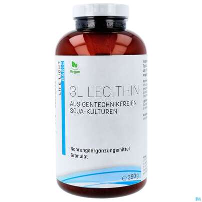Sie sehen eine Packung Lecithin 3l Granulat Life Light 350g, Produktbild: 01 Lecithin 3l Granulat Life Light 350g, A-Nr.: 2480926 - 01