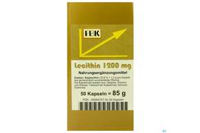 Lecithin Kapseln 1200 -fbk Pharma 50st, A-Nr.: 2048436 - 01