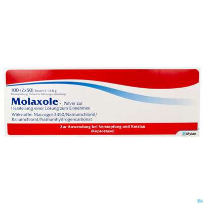 Molaxole Pulver lösung.z.einnehmen Beutel 2x50 100st, A-Nr.: 4230004 - 01