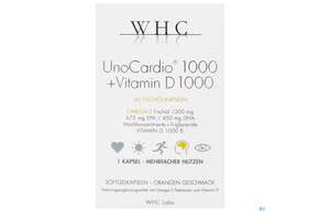 Unocardio 1000 Kapseln +vitamin D +omega3 60st, A-Nr.: 4254482 - 01