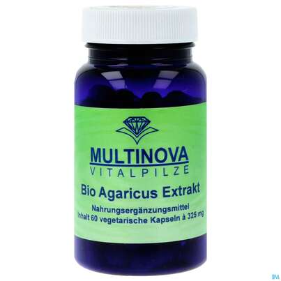 Vitalpilz Kapseln Extrakt/100%/bio Agaricus 60st, A-Nr.: 4097893 - 01