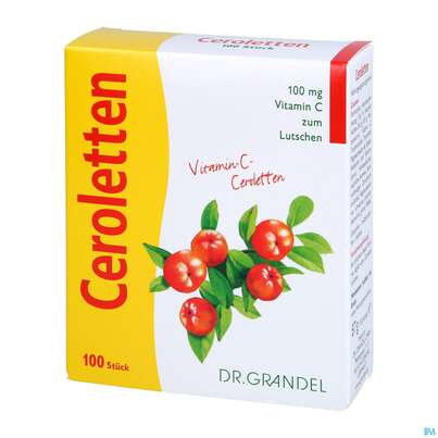 Vitamin C Ceroletten Lutschtabl Dr Grandel Nr.12 100st, A-Nr.: 2680507 - 02