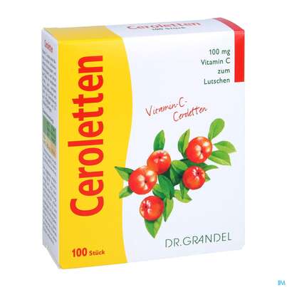 Vitamin C Ceroletten Lutschtabl Dr Grandel Nr.12 100st, A-Nr.: 2680507 - 03