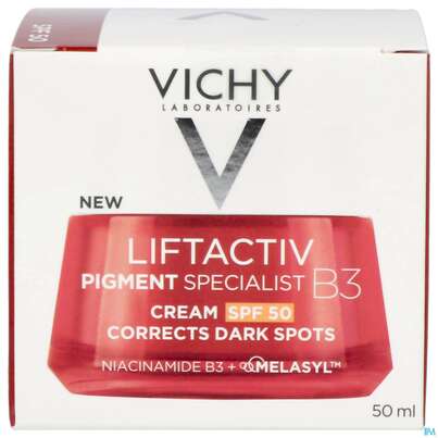 Vichy Liftactiv B3 Anti-pigmentflecken Creme Lsf50 50ml, A-Nr.: 5662504 - 01