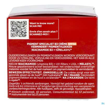 Vichy Liftactiv B3 Anti-pigmentflecken Creme Lsf50 50ml, A-Nr.: 5662504 - 09