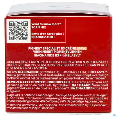 Vichy Liftactiv B3 Anti-pigmentflecken Creme Lsf50 50ml, A-Nr.: 5662504 - 10