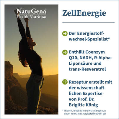Sie sehen eine Packung NatuGena ZellEnergie, Produktbild: 02 NatuGena ZellEnergie, A-Nr.: 5404127 - 02