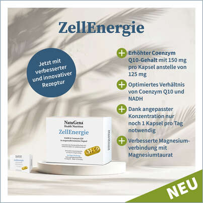 Sie sehen eine Packung NatuGena ZellEnergie, Produktbild: 07 NatuGena ZellEnergie, A-Nr.: 5404127 - 07