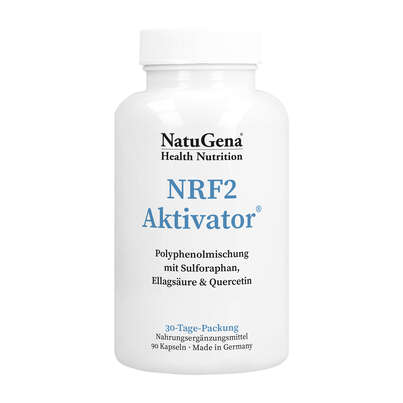 Sie sehen eine Packung NatuGena NRF2 Aktivator, Produktbild: 01 NatuGena NRF2 Aktivator, A-Nr.: 5740670 - 01