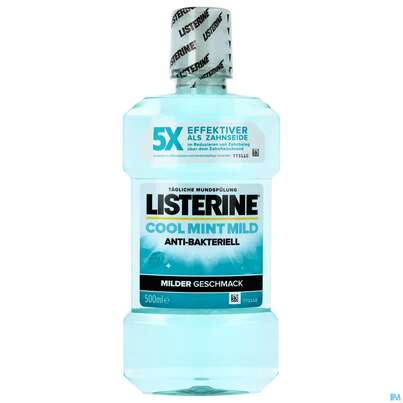 Mundwasser/spuelung Listerine Coolmint-johnson+johnson Milder Geschmack 500ml, A-Nr.: 5340806 - 01