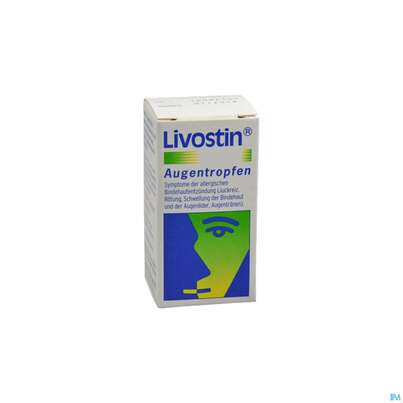 Sie sehen eine Packung Livostin Augentropfen 4ml, Produktbild: 04 Livostin Augentropfen 4ml, A-Nr.: 1532839 - 04