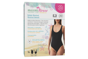 Bio Perioden Badeanzug Masmi Reuse - Schwarz - Größe S, A-Nr.: 5946176 - 01