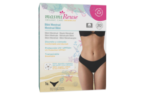 Bio Perioden Bikinihose Masmi Reuse - Schwarz - Größe L, A-Nr.: 5946130 - 01