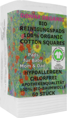 Bio Reinigungspads 100% Baumwolle Dønna Ørganic, A-Nr.: 5869234 - 01