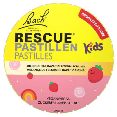 RESCUE® Kids Pastillen Erdbeere 50g, A-Nr.: 5965989 - 01