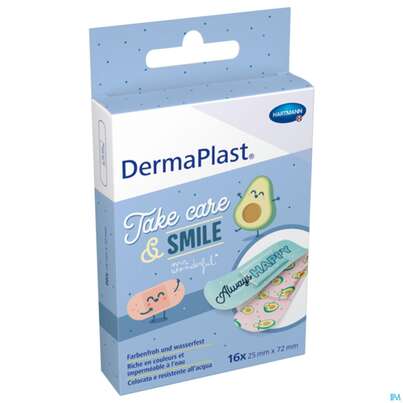 Sie sehen eine Packung Dermaplast Mr.wonderfull Pflaster Strips 16st, Produktbild: 02 Dermaplast Mr.wonderfull Pflaster Strips 16st, A-Nr.: 5651179 - 02