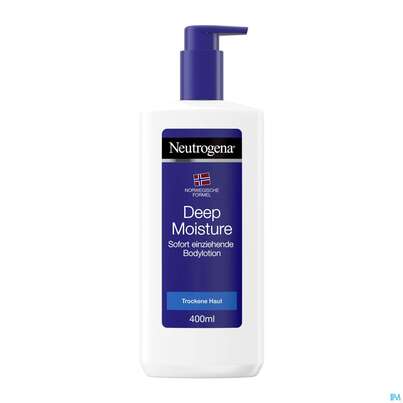 Sie sehen eine Packung Neutrogena Norwegische Formel Koerperlotion 0,4l, Produktbild: 01 Neutrogena Norwegische Formel Koerperlotion 0,4l, A-Nr.: 4014878 - 01