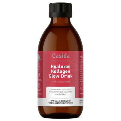 Sie sehen eine Packung Hyaluron Kollagen Glow Drink, Produktbild: 01 Hyaluron Kollagen Glow Drink, A-Nr.: 5973658 - 01