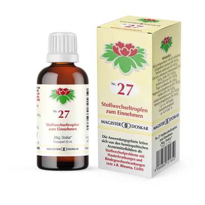 Magister Doskar Nr. 27 Stoffwechseltropfen zum Einnehmen, A-Nr.: 0721656 - 01