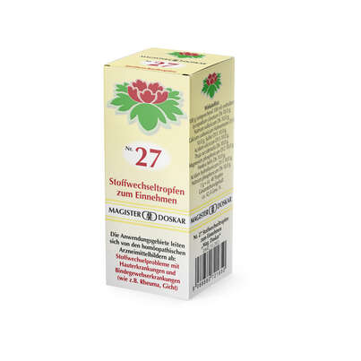 Magister Doskar Nr. 27 Stoffwechseltropfen zum Einnehmen, A-Nr.: 0721656 - 03