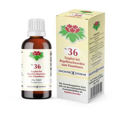 Magister Doskar Nr. 36 Tropfen bei Regelbeschwerden zum Einnehmen, A-Nr.: 0721751 - 01