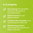 Sie sehen eine Packung R(h)ein Nutrition A-Z complete Multivitamin Kapseln, Produktbild: 03 R(h)ein Nutrition A-Z complete Multivitamin Kapseln, A-Nr.: 5987123 - 03